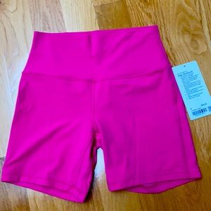 Lululemon Align HR Short 6” Size 8 NWT Sonic Pink